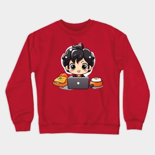 kawaii bento sushi T-Shirt cute  funny Crewneck Sweatshirt